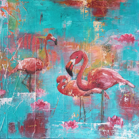 Elisabethburmester-flamingo-trio-b-art