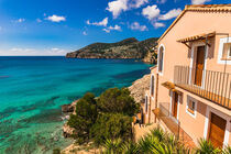 Majorca, beautiful sea view of the bay in Camp de Mar, Spain von Alex Winter