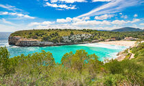 Cala Romantica beach, beautiful bay, Majorca, Balearic Islands by Alex Winter