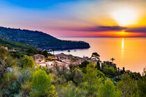 Sunset sky on Majorca, Spain, Mediterranean Sea by Alex Winter