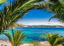Cala Fornells, bay beach Mallorca, Spain, Mediterranean Sea von Alex Winter