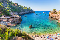 Cala Deia beach on Majorca island, Spain, Mediterranean Sea by Alex Winter