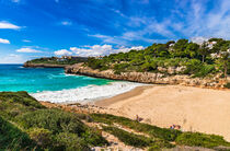 Cala Anguila, idyllic bay seaside, Majorca, Spain, Balearic islands von Alex Winter