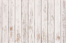 Rustic white wooden planks for background texture by Alex Winter