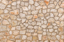 Natural stone wall background structure, texture von Alex Winter