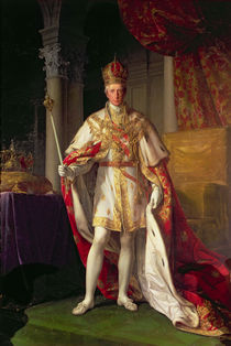 Emperor Franz II of Austria  von Leopold Kupelwieser