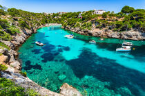 Cala Pi beach Mallorca island, Spain, Mediterranean Sea von Alex Winter