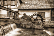 Wassermühle im Schwarzwald - Vintage Fotografie von matthias-edition