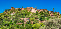 Panorama view of beautiful mediterranean village of Deia, Mallorca, Spain Balearic Islands,  by Alex Winter
