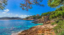 Coast view of Cala Ratjada on Majorca island, Spain, Balearic Islands by Alex Winter