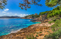 Beautiful coast of Cala Ratjada on Majorca island, Spain, Mediterranean Sea by Alex Winter