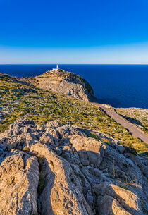 Mallorca, view of lighthouse at Cap Formentor, Spain, Mediterranean Sea von Alex Winter