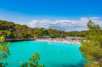 Beach of Cala Mondrago, beautiful seaside bay on Mallorca, Spain, Balearic islands von Alex Winter