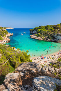Beach of Cala Llombards bay, Majorca, Spain, Balearic Islands von Alex Winter