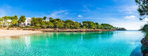 Mallorca, Cala d Or beach bay panorama view, Spain, Balearic Islands von Alex Winter