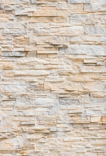 Background texture of stone wall tiles modern design  von Alex Winter