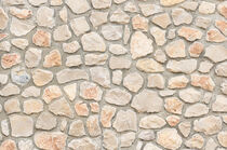 Background structure of natural stone wall, close up by Alex Winter
