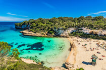 Beach Cala Llombards on Mallorca island, Spain, Mediterranean Sea by Alex Winter