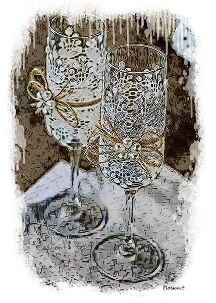 Lace-glasses-painting