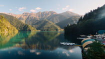 Mountain lake by Andrei Grigorev