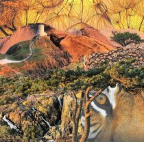 Landscape with Tiger by Birger Rehse