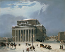 The Bolshoi Theatre in Moscow by Louis Jules Arnout