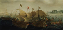 A Sea Action by Hendrick Cornelisz. Vroom