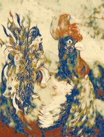Rooster Cezanne Style by eloiseart