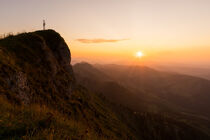 Sonnenuntergang in den Bergen von mindscapephotos