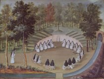 Nuns Meeting in Solitude by Louise Madelaine Cochin