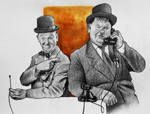 Laurel & Hardy by frank-gotama