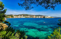 Mallorca, Küstenlinie des Touristenorts Magaluf, Spanien, Balearische Inseln von Alex Winter