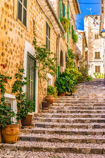 Majorca, famous village of Fornalutx, Spain, Balearic Islands von Alex Winter