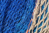 Fischernetz in blau und grau by Alex Winter