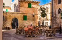 Mallorca, Restaurant in der Altstadt von Manacor, Spanien, Balearische Inseln von Alex Winter