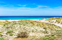 Majorca, beautiful dunes landscape in Cala Mesquida beach von Alex Winter