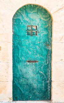 Ancient metal door, detail view by Alex Winter