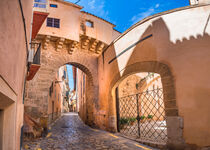 Majorca, panorama view of the historic old town of Palma de Mallorca, Spain von Alex Winter