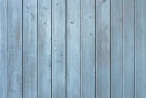 Light blue gray wooden wall background von Alex Winter