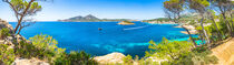 Mallorca, Panorama beautiful island scenery of Sant Elm, Mediterranean Sea by Alex Winter