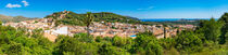 Panorama of the old mediterranean town Capdepera on Majorca, Spain von Alex Winter