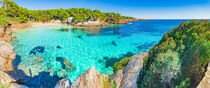 Beach scenery panorama on Majorca, Spain, Balearic Islands von Alex Winter