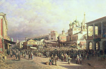 Market in Nishny by Piotr Petrovitch Weretshchagin