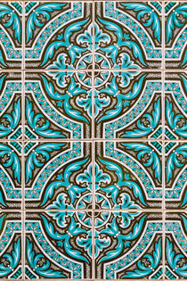 Azulejos in Olhao by Dirk Rüter