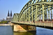 Kölner Hohenzollernbrücke von Edgar Schermaul