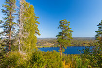 Blick auf den See Fryken in Schweden von Margit Kluthke