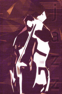 Jazz Club, Music Poster von cinema4design