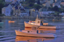Lobster Boats in Stonington, Maine by George Robinson