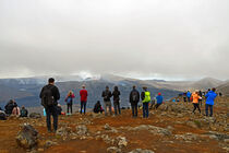 Aussichtspunkt zum Vulkanausbruch 2021 im Südwesten von Island by Ulrich Senff