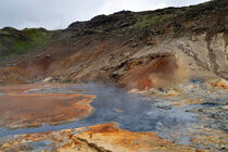 Am Geothermalgebiet Seltun im Südwesten von Island by Ulrich Senff